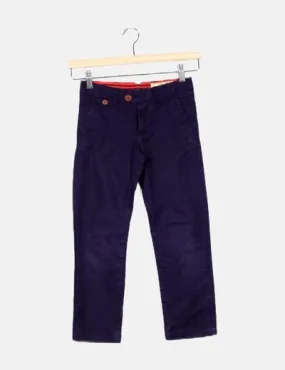 BASS10 Pantalón chino azul marino