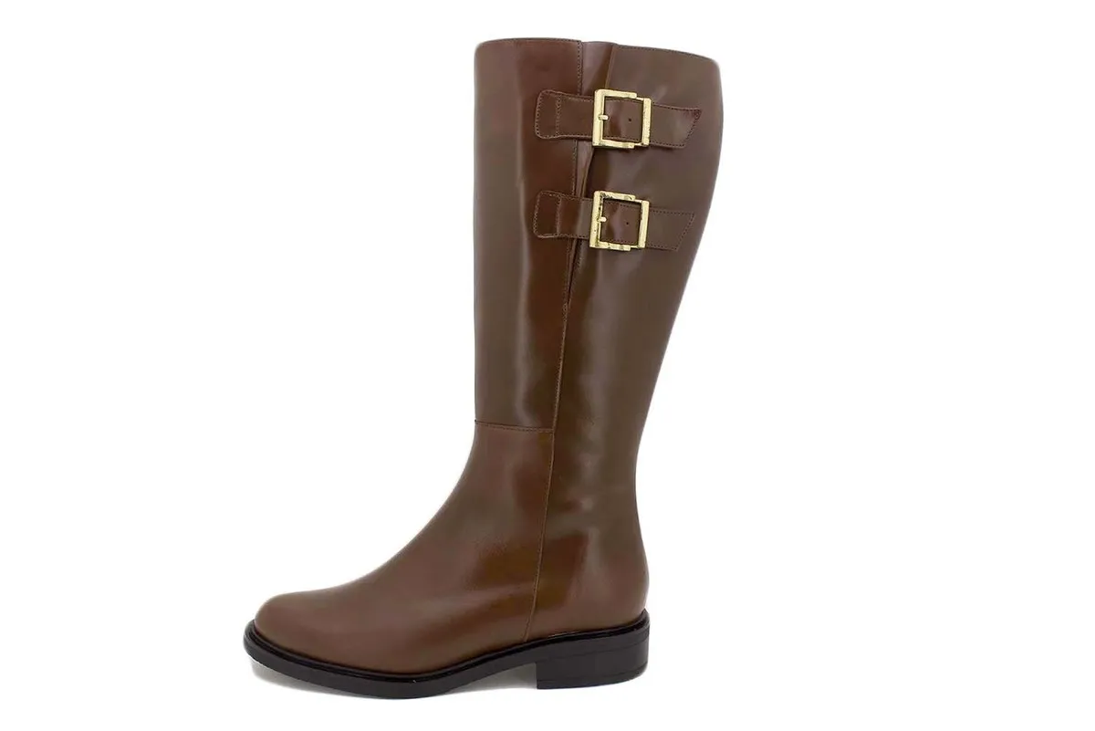 Coffee Leather Boot
