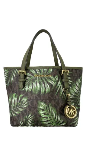 MICHAEL KORS Bandolera MK Hojas
