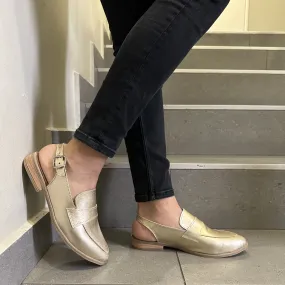 Puntilla Sydney Champagne con Hebilla
