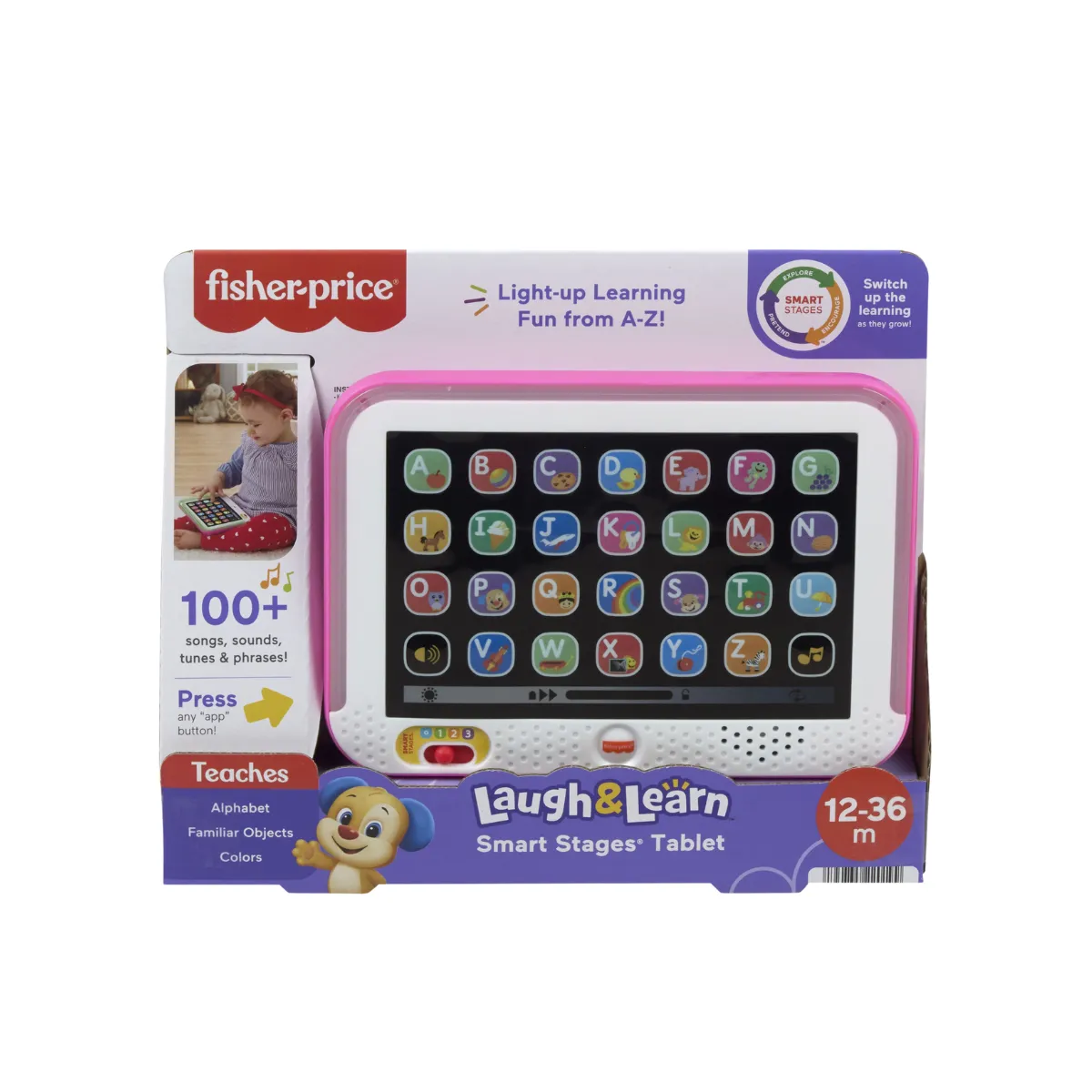 Tablet Aprendizaje Crece Conmigo Rosa