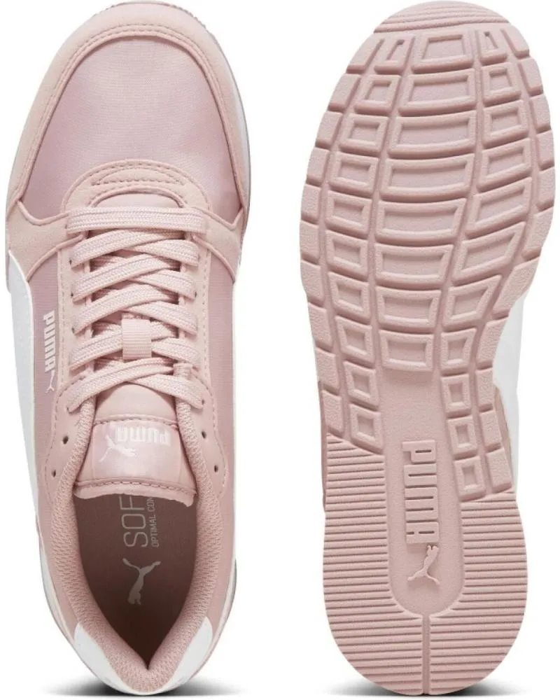 Zapatillas deporte PUMA  de Mujer ST RUNNER V3 NL MUJER 384857  MORADA-BLANCO-DORADO