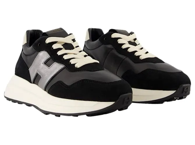 Zapatillas H641 - Hogan - Cuero - Negro 