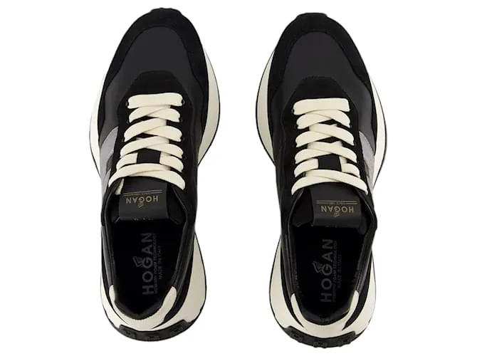 Zapatillas H641 - Hogan - Cuero - Negro 